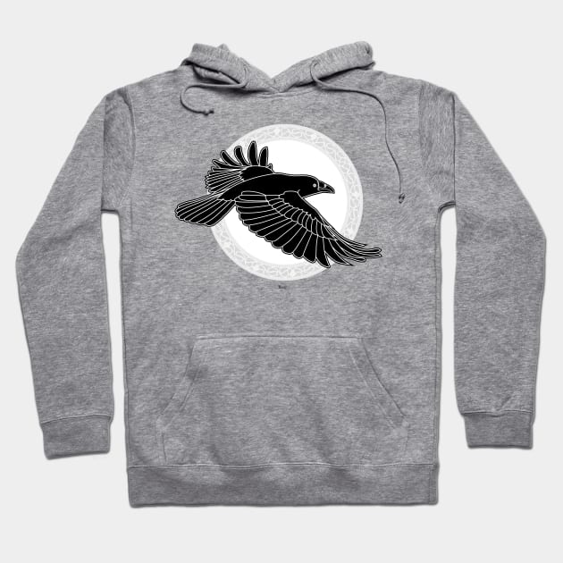 Crow Silhouette Hoodie by NN Tease